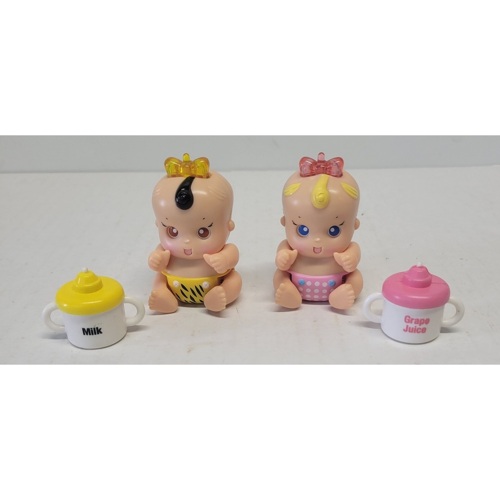 TOMY My Little Baby Micro Interactive Doll 2003 UNTESTED No Batteries lot of 2